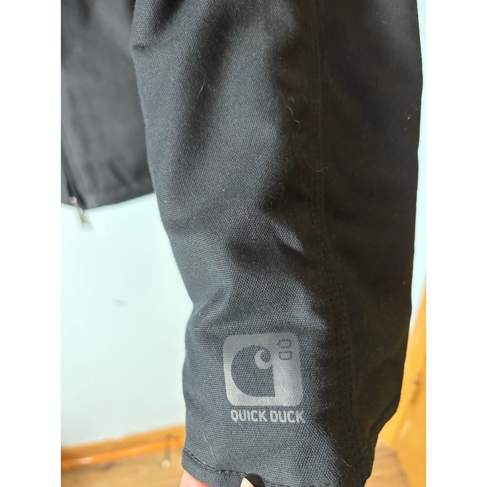Carhartt Full Swing Cryder Jacket Mens Large Black Quick Duck Insulated 102207 - Picture 3 of 10